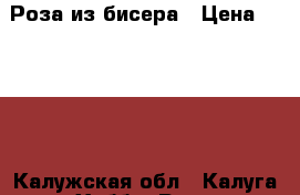 Роза из бисера › Цена ­ 1 000 - Калужская обл., Калуга г. Хобби. Ручные работы » Цветы и флористика   . Калужская обл.